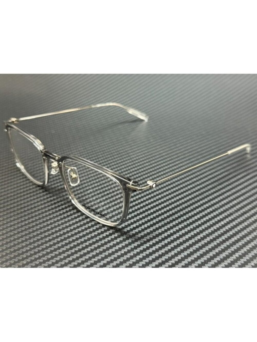 New Mont Blanc Men  Grey Eyeglasses  52- 21- 150